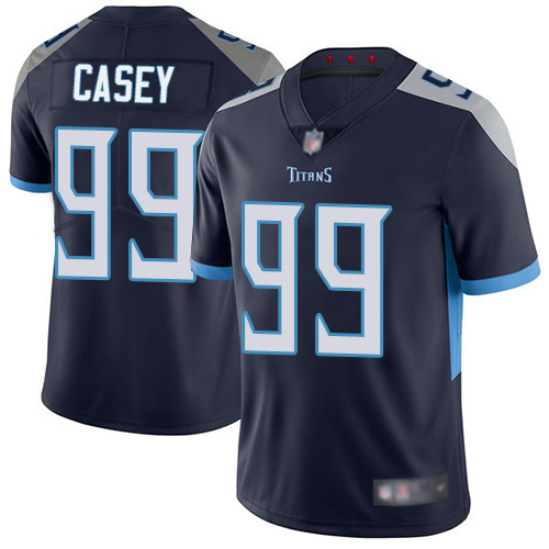 Tennessee Titans Limited Navy Blue Men Jurrell Casey Home Jersey NFL Football #99 Vapor Untouchable